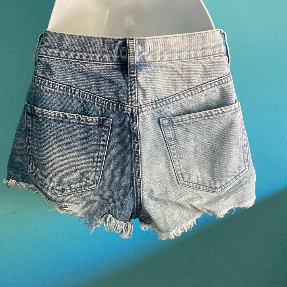 PacSun Blue Cutoff Jean Shorts Women Size 25 Summer Beach Casual 11